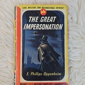 Vintage The Great Impersonation E Phillips Oppenheim Pocket Book Spy Mystery